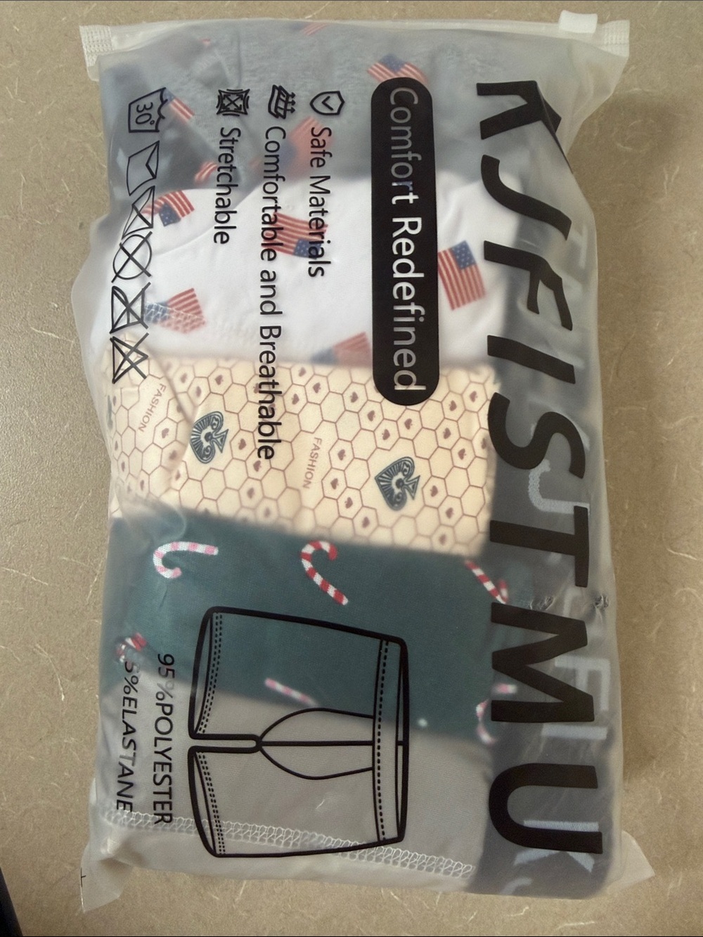 Men's Stretch Boxer Briefs - XL NEW in Package  5-Pack